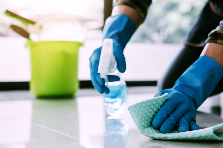 Cleaning tile and stone flooring