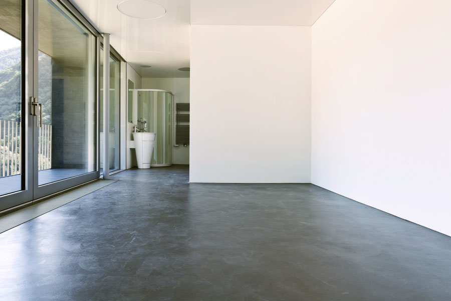 Concrete flooring