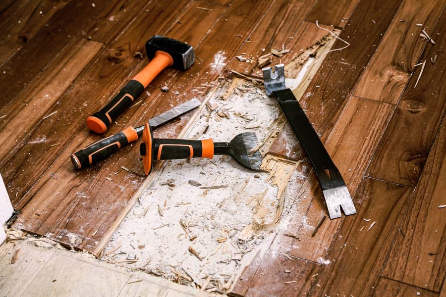 How to Remove Vinyl Flooring steps