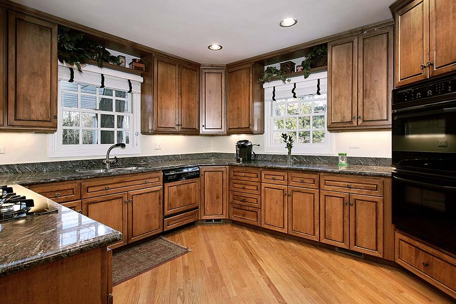 What Flooring Goes With Hickory Cabinets