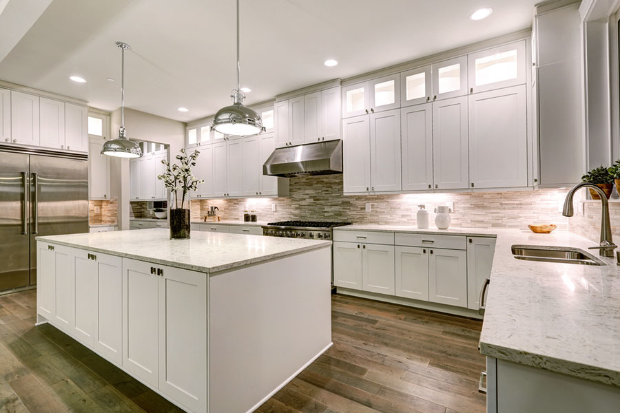 What Flooring Goes With White Cabinets