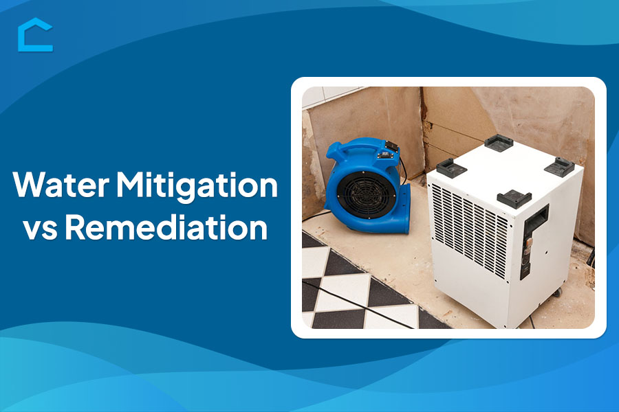 Water Mitigation vs Remediation