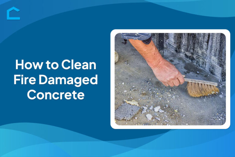 How to Clean Fire Damaged Concrete