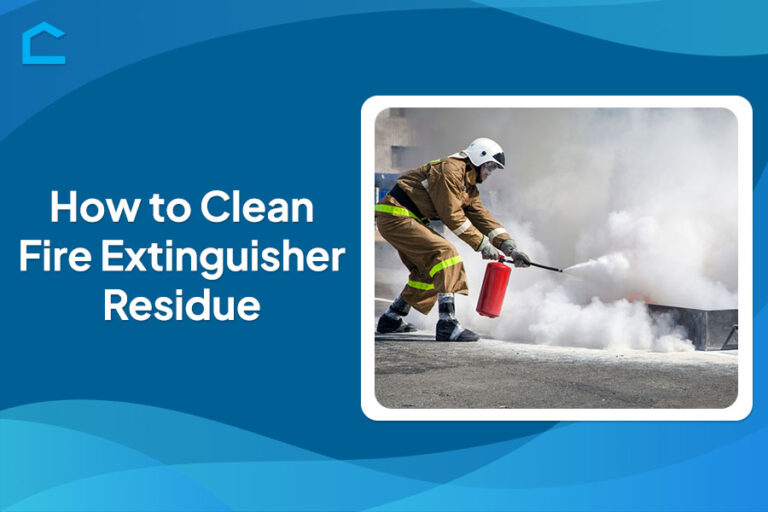 How to Clean Fire Extinguisher Residue