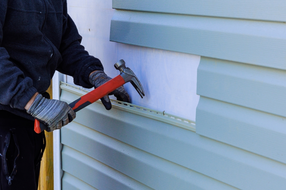 Preparing the exterior before siding process